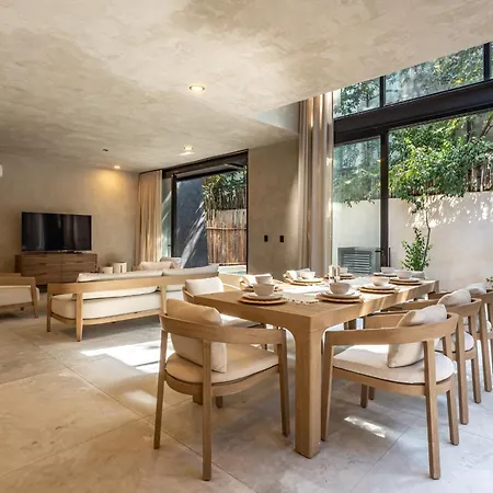 De Lujo 5 Rec, Aldea Zama, Casa 15 Personas, Playa Tulum, México