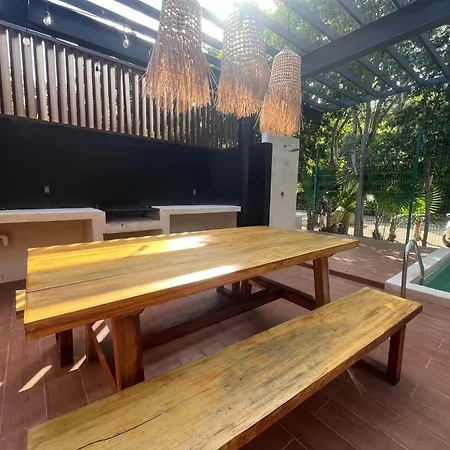 Villa De Lujo 5 Rec, Aldea Zama, Casa 15 Personas, Playa Tulum, México