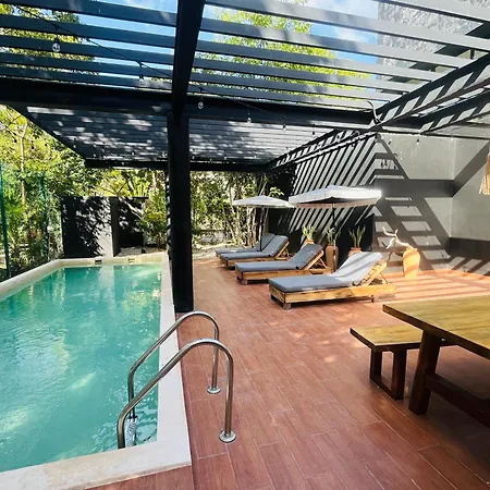 De Lujo 5 Rec, Aldea Zama, Casa 15 Personas, Playa Tulum, México Villa *