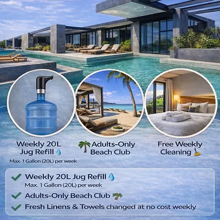 1br - Sea View Rooftop Pools Steps To & Jaguar Park * Tulum