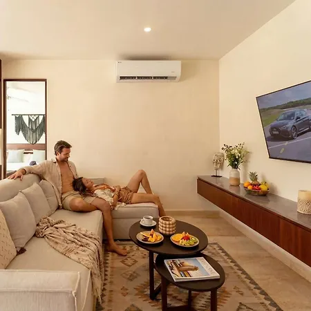 Sleek Penthouse Escape With Rooftop Pool Apartment