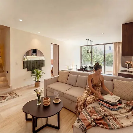 Sleek Penthouse Escape With Rooftop Pool Apartment Tulum