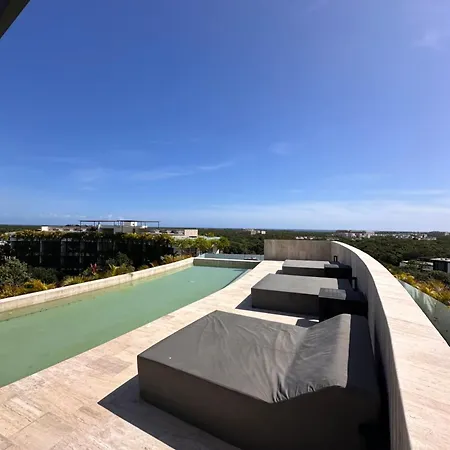Apartamento Departamento Con Balcon Y Albercas Con Vistas Impresionantes Tulum