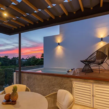 Ixchel Luxury Ph Priv Rooftop Pool 150 Wifi * Tulum