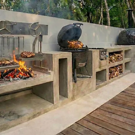 Villa Luxury 4br Eco 10ppl Outdoor Pizza Oven - Private Pool & Jacuzzi