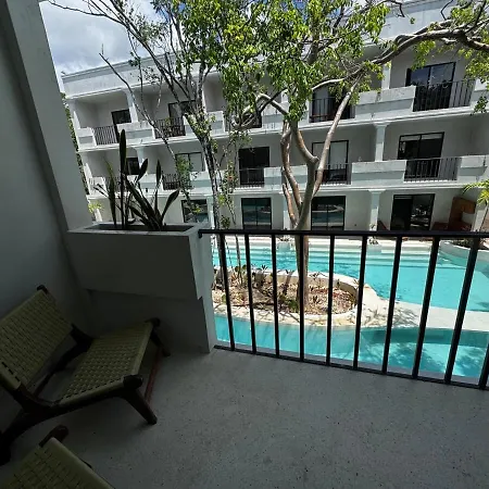 Apartment Jungle Loft With Pool And Rooftop Near And Cenotes And Dowtown! Fast Wifi! Perfect For Expats *