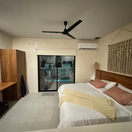 Jungle Loft With Pool And Rooftop Near And Cenotes And Dowtown! Fast Wifi! Perfect For Expats Apartment *
