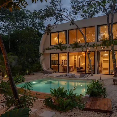 Casa Naay Jungle Lux Heated Pool Hot Tub Firepit Tulum