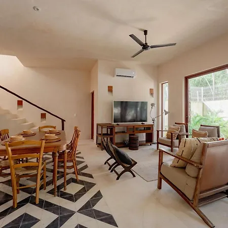 Chic 4br With Private Pool In Holistika * Tulum