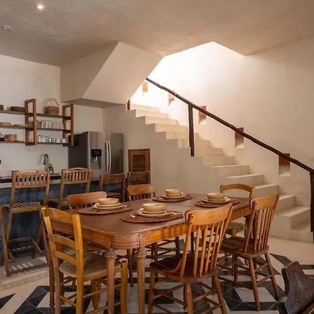 Chic 4br With Private Pool In Holistika Villa Tulum
