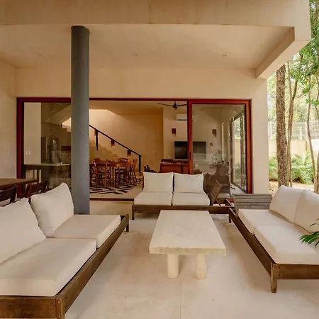 Chic 4br With Private Pool In Holistika Villa Tulum