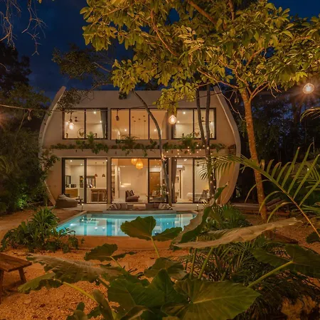 Villa Casa Naay Jungle Lux Heated Pool Hot Tub Firepit Tulum