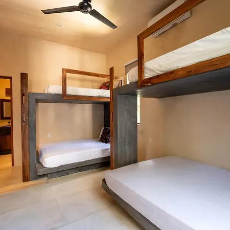 Chic 4br With Private Pool In Holistika Villa Tulum