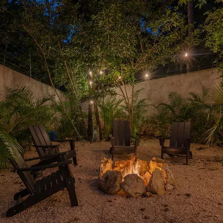 Casa Naay Jungle Lux Heated Pool Hot Tub Firepit Tulum