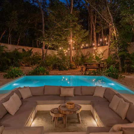 Villa Casa Naay Jungle Lux Heated Pool Hot Tub Firepit *