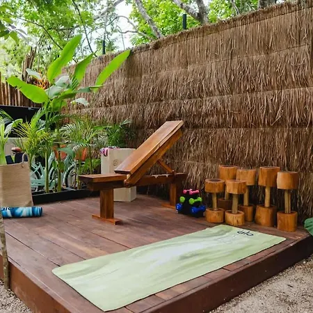 Luxury 5 Bedroom Pool Tiki Bar & Outdoor Gym Villa Tulum