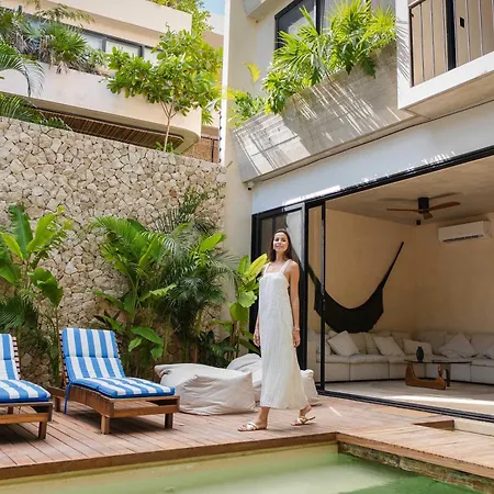 Luxury 5 Bedroom Pool Tiki Bar & Outdoor Gym Villa Tulum