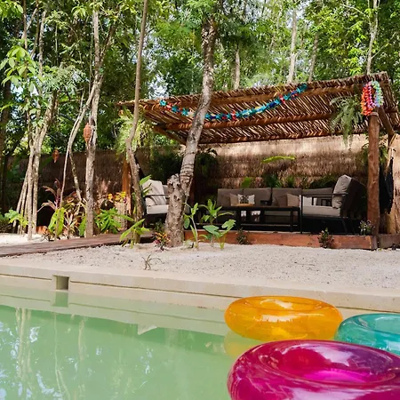 Luxury 5 Bedroom Pool Tiki Bar & Outdoor Gym Villa Tulum