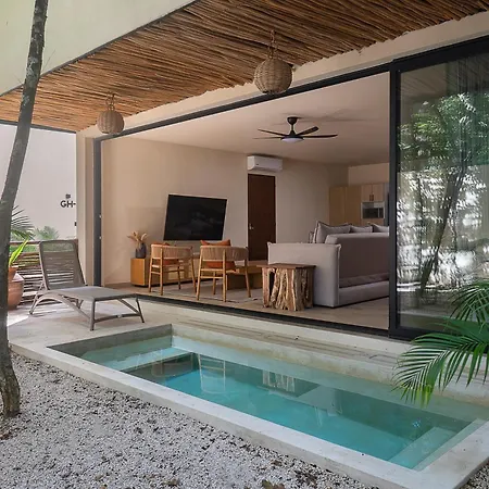 Private Pool Paradise In Aldea Zama 2br Apartment