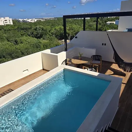 Luxury 2 Bd Roof Private Pool - Jungle View *