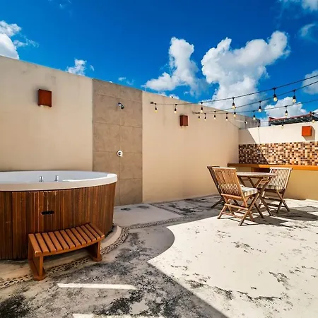 Modern Penthouse With Jacuzzi In Tulum, 2 Bedrooms *