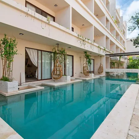 Boho With Swim-up Pool - La Veleta Apartment Tulum