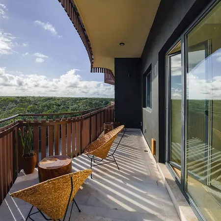 Amira Luxury 3br Ph With Rooftop Pool & Shared Gym Apartment Tulum