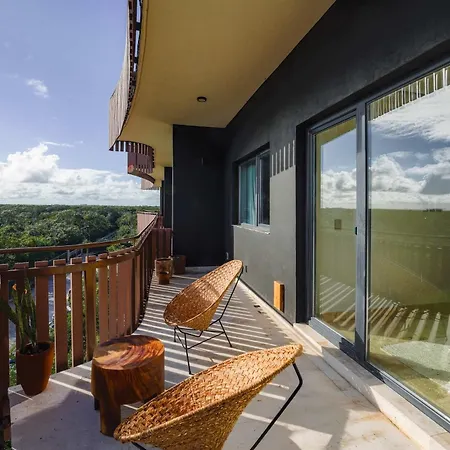 Amira Luxury 3br Ph With Rooftop Pool & Shared Gym Apartment Tulum