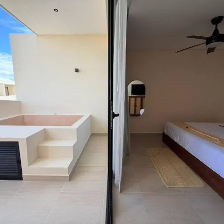 Apartment Ph De 2 Rec, Gim, Cine Y Jacuzzi Privado En Tulum