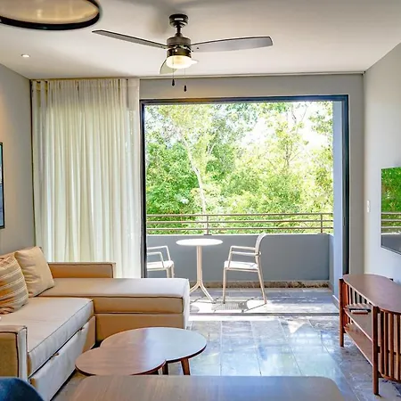Apartment Chic 1br Private Balcony,sauna, Gym Y Wifi Tulum