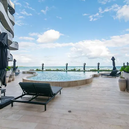Oceanfront 3br Natural Design - Tankah * Tulum