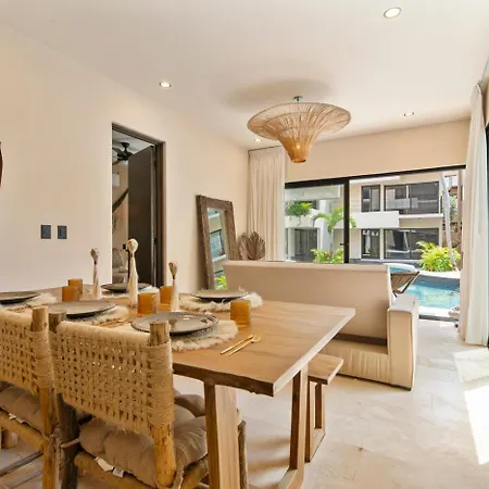 Boho Chic 2br With Swim-up Pool Near The Tulum
