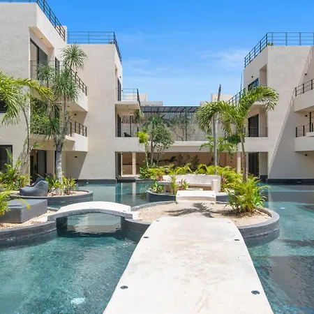 Boho Chic 2br With Swim-up Pool Near The Tulum