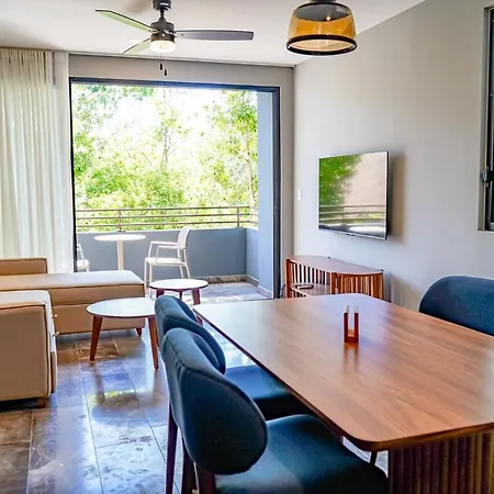 Chic 1br Private Balcony,sauna, Gym Y Wifi Tulum