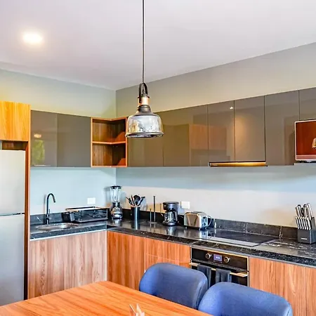 Apartment Chic 1br Private Balcony,sauna, Gym Y Wifi *