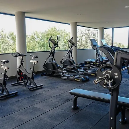 Apartment Chic 1br Private Balcony,sauna, Gym Y Wifi *