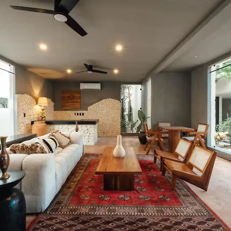 Apartment Boho Chic 2br With Swim-up Pool Near The Tulum