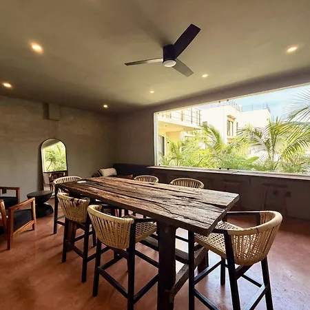 Apartment Boho Chic 2br With Swim-up Pool Near The Tulum