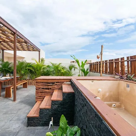 Penthouse With Rooftop Plunge Pool - Distant Ocean