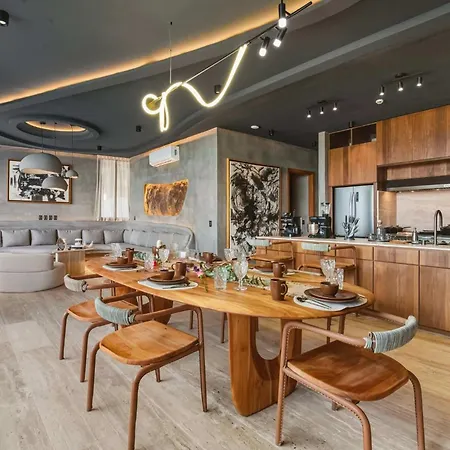 Oceanfront 3br Natural Design - Tankah Tulum