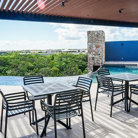 Chic 1br Private Balcony,sauna, Gym Y Wifi *