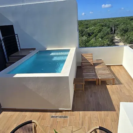 Luxury 2 Bd Roof Private Pool - Jungle View