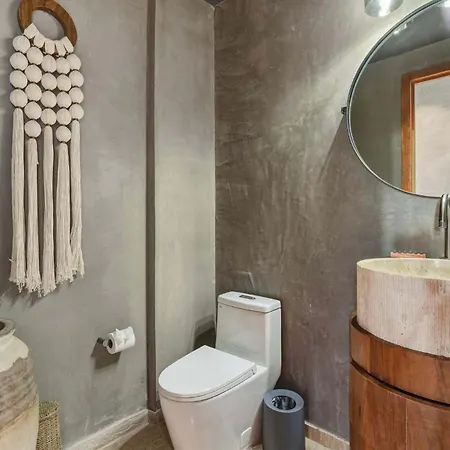 Oceanfront 3br Natural Design - Tankah Apartment Tulum