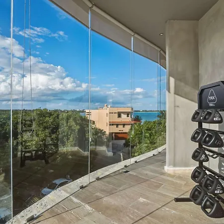 Apartment Oceanfront 3br Natural Design - Tankah Tulum
