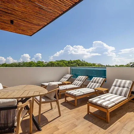 Apartment Luxury 2 Bd Roof Private Pool - Jungle View Tulum