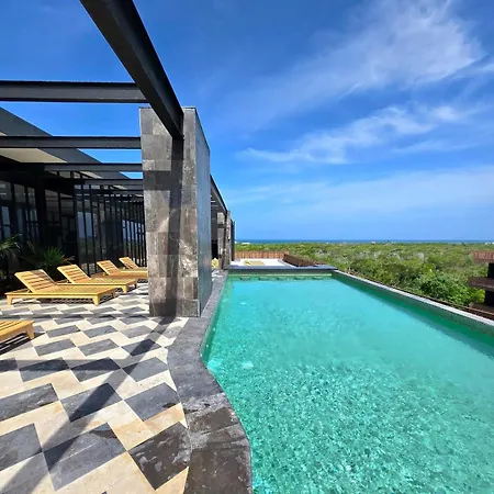 Apartment Private Pool With Access And Baby Crib - Zone Tulum