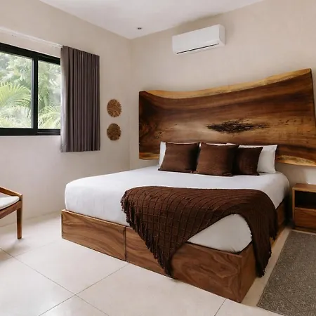 Holiday home Stylish 3bd3ba In Tulum's Neighborhood