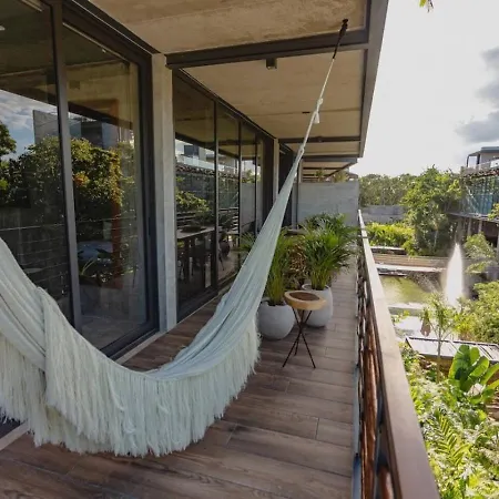 Nuju - Beutiful With Swimout-gym-rooftop-pool Tulum