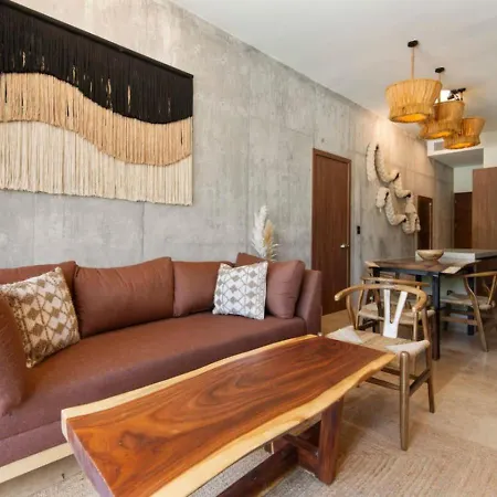 Apartment Nuju - Beutiful With Swimout-gym-rooftop-pool Tulum