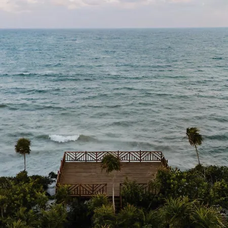 Beachfront Hacienda For 24 Guests In Tulum